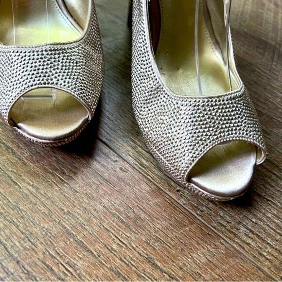 stilettos Nina New York High Heels //
Nina Gold Glitter Stilettos heels Sz 8.5 - Picture 7 of 16